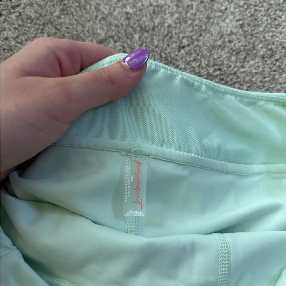 NWT FP MOVEMENT Volley Skirt Never Better Pistachio Sage Green High Rise Skort M - Picture 8 of 9